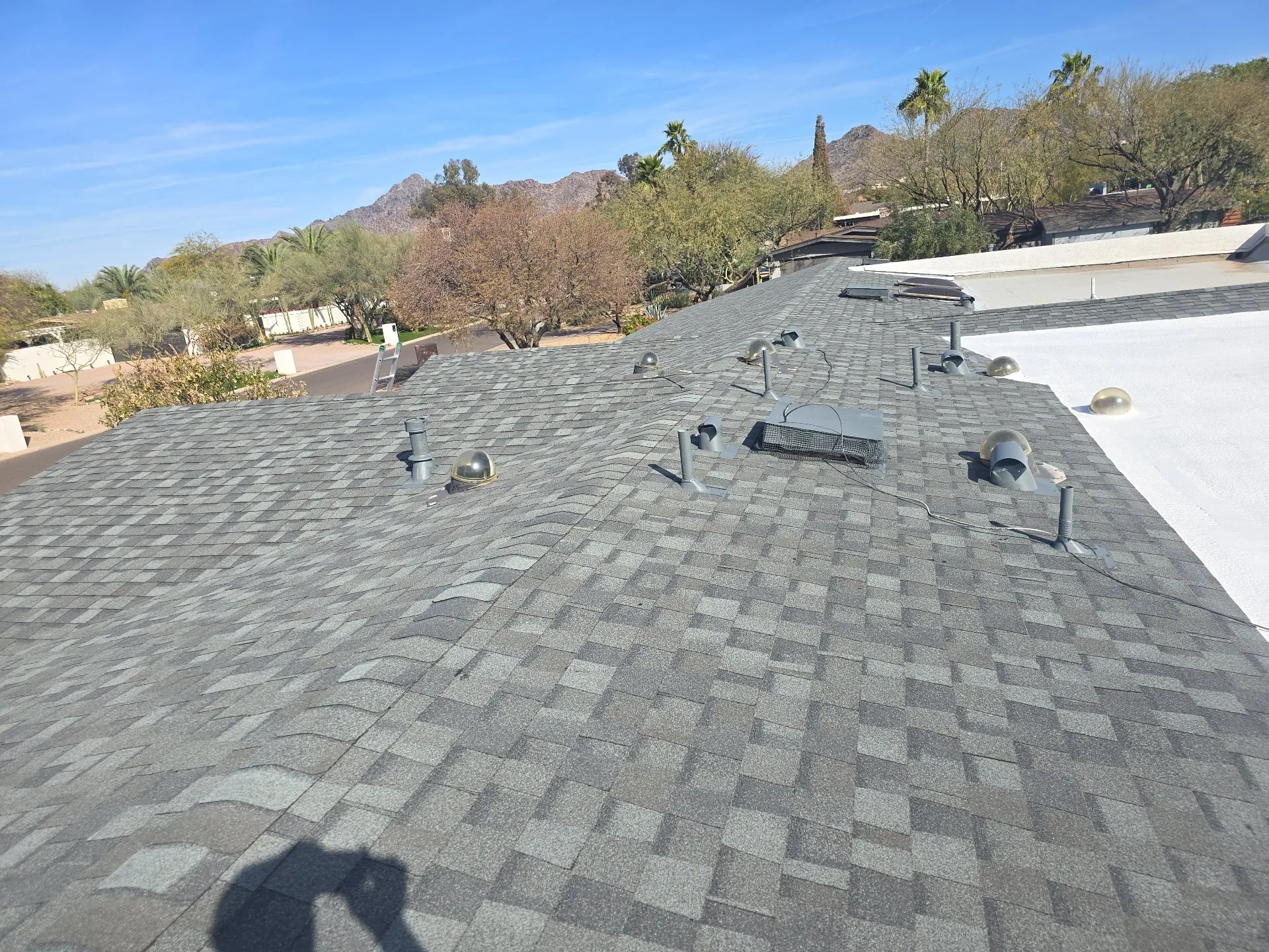 Finished roof after a completed KY-KO Roofing job