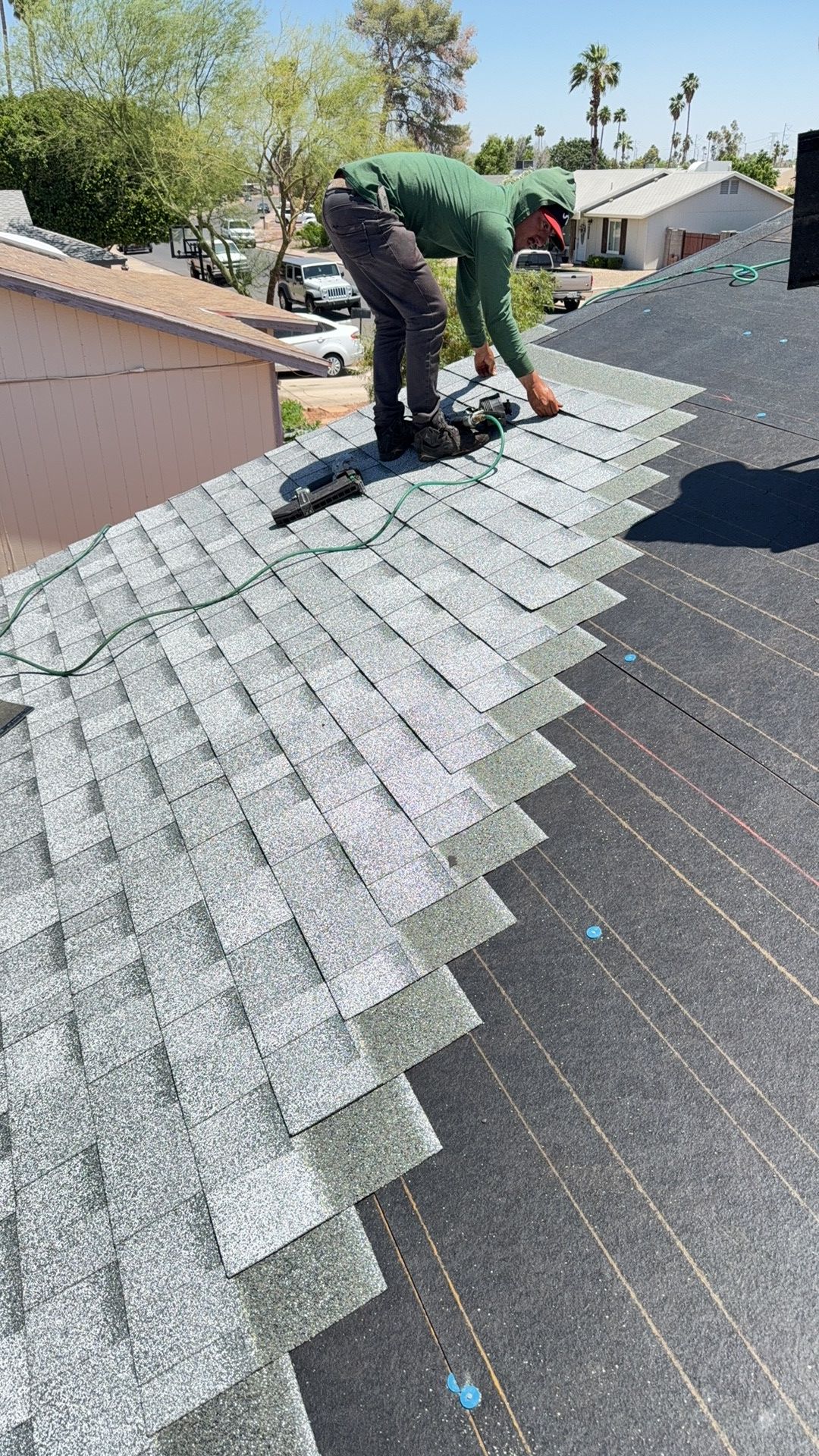 Finished roof after a completed KY-KO Roofing job