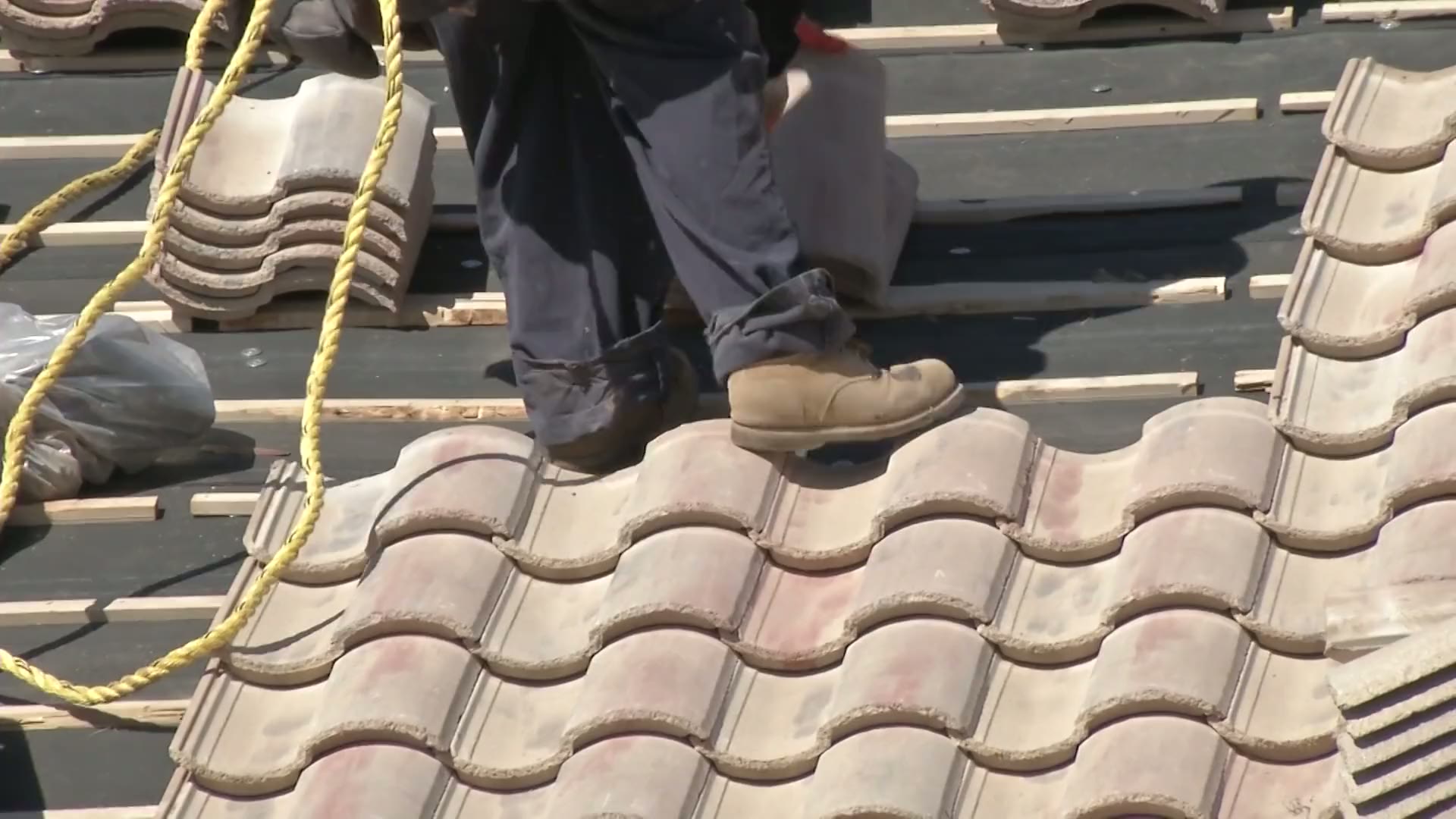 Concrete tile roof on a Phoenix-area home installed by KY-KO Roofing