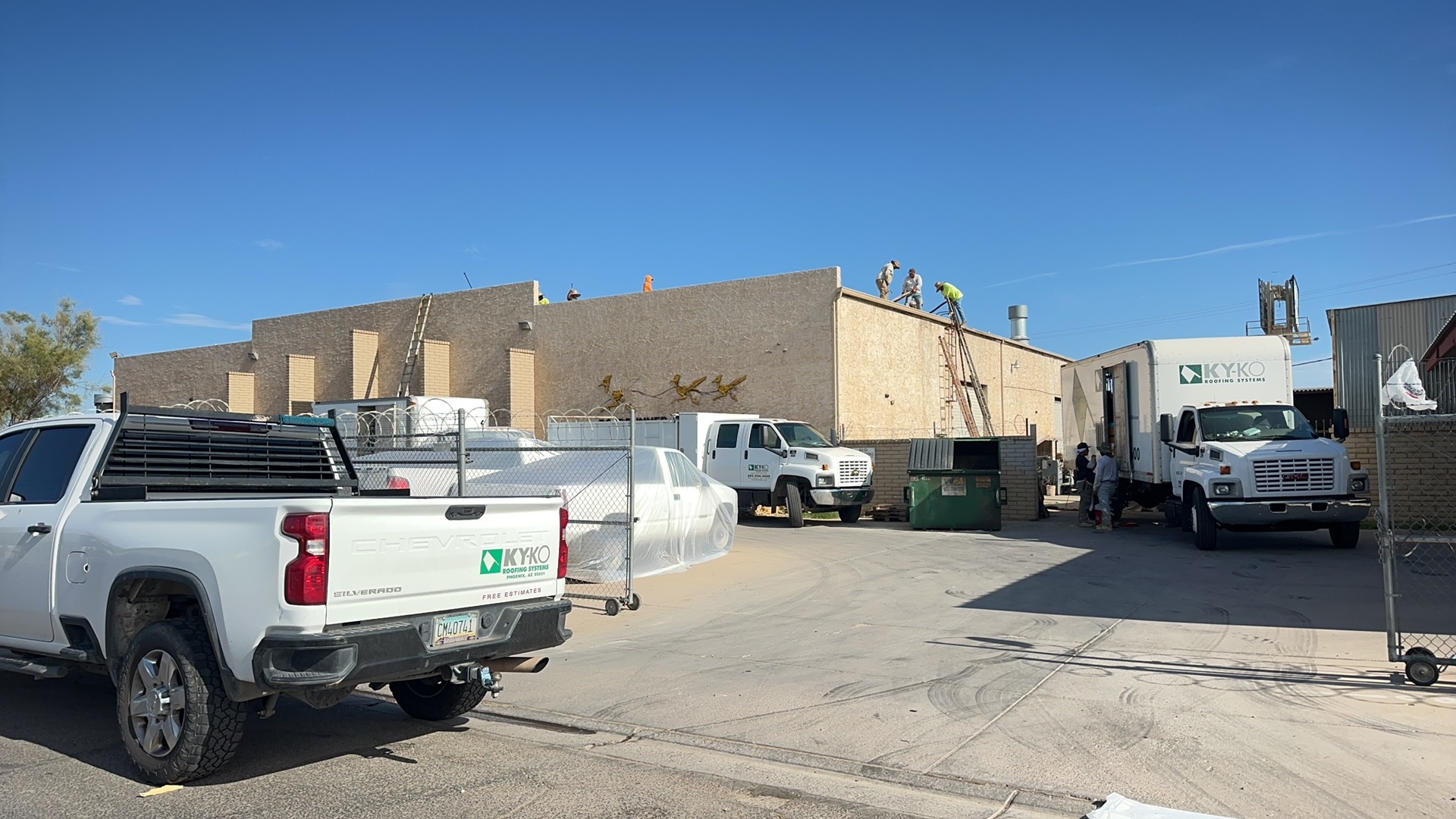 Commercial roofing project in South Mountain Village