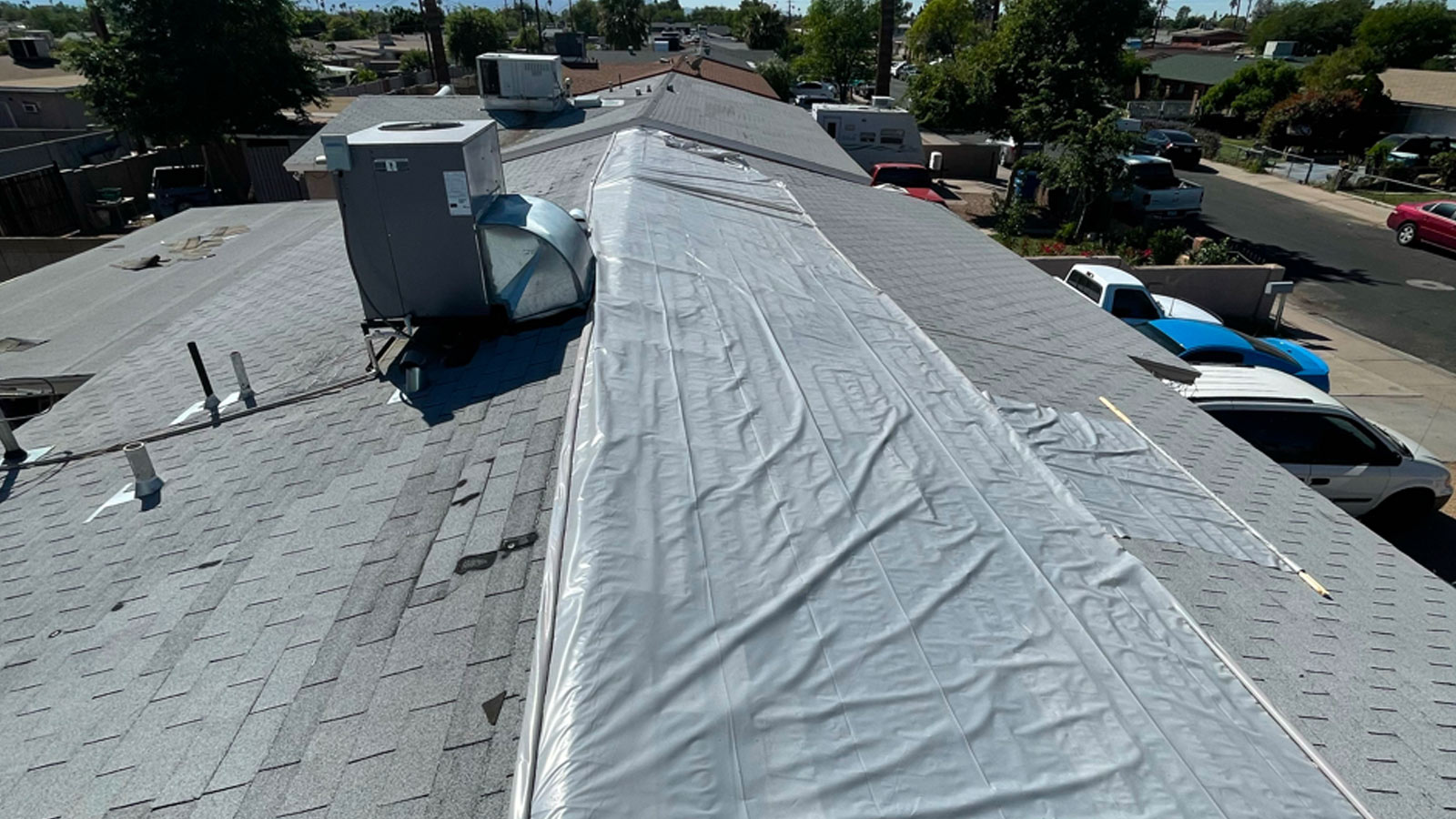Cave Creek Arizona neighborhood roofs