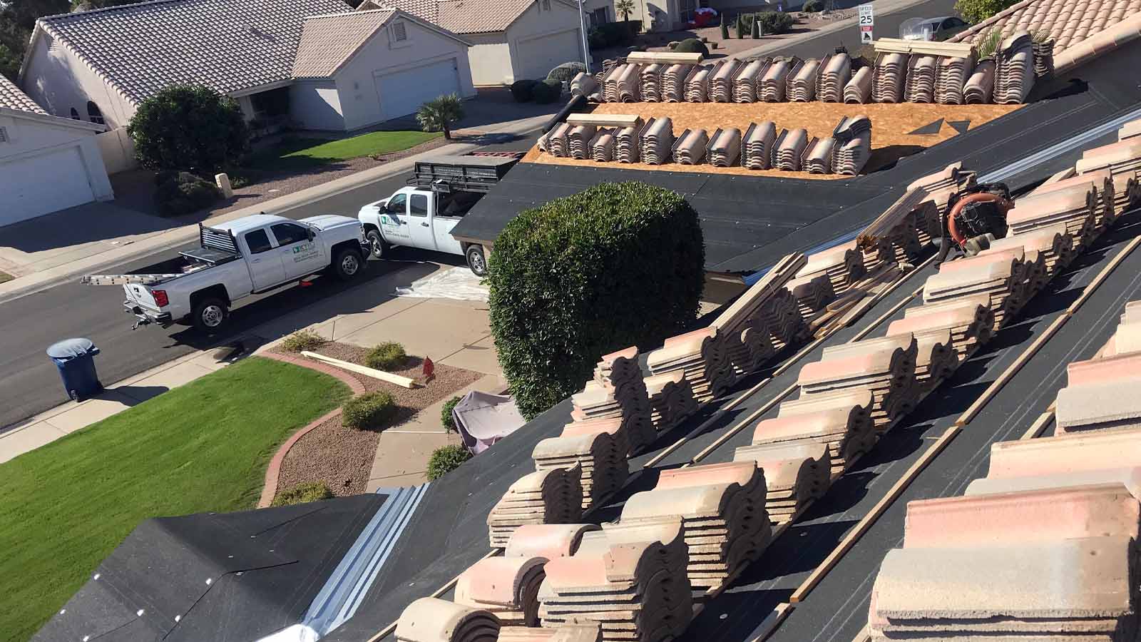 Goodyear Arizona neighborhood roofs