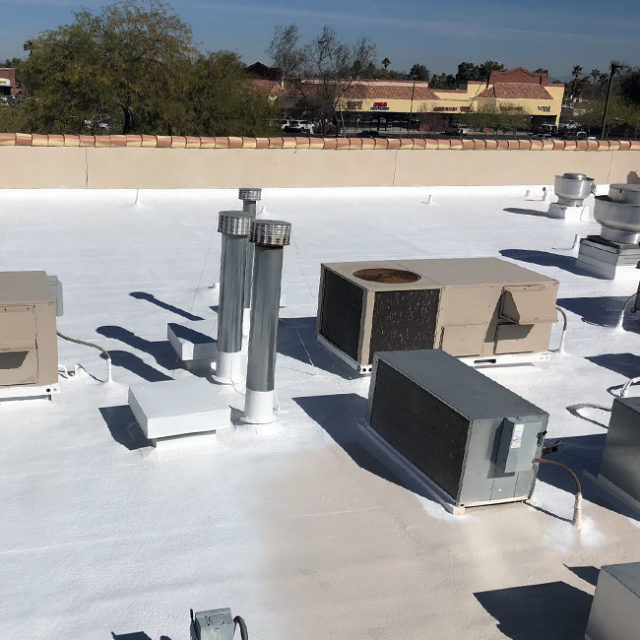 As one of the Valley's largest roofers, we're your go-to team for retail building roofing here in Phoenix.