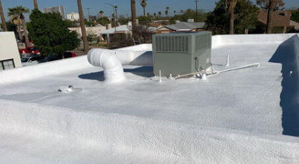 We specialize in foam roofing repairs here in Phoenix, and we can fix or replace any foam roof—no matter how large the building is!