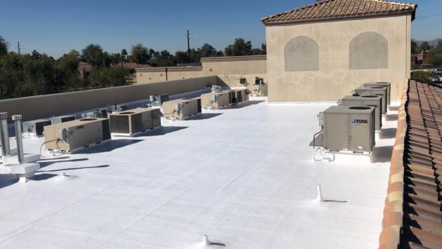 KY-KO handles all retail roofing projects in Phoenix, including foam roofing installation, maintenance, and repairs.